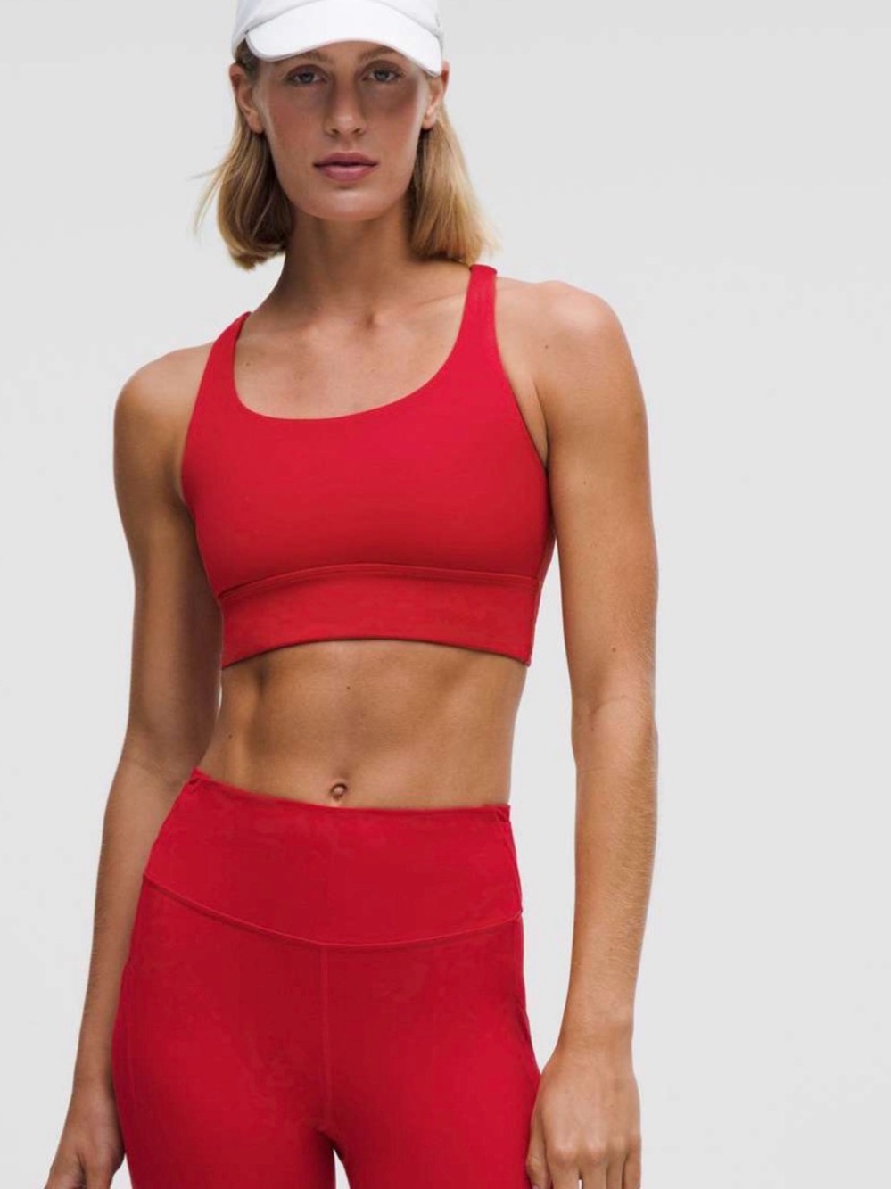 Lululemon Dark Red Matching Legging and Sports Bra Set - Picture 3 of 7
